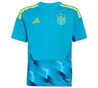 Adidas Spain 26/27 Goalkeeper Home Junior Short Sleeve T-shirt Blu 15-16 Years Bambini