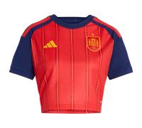 Adidas Spain 26/27 Cropped Home Woman Short Sleeve T-shirt Rosso L Donna