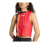Adidas - Spain Reconstructed Crop Top - - Sport - Donna - Rosso - S
