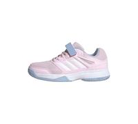 adidas Speedcourt Kids Indoor Shoes, Scarpe Sportive Unisex-Bambini, Clear Pink/Cloud White/Glow Blue, 33 EU