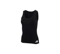 adidas Sport Active Essentials Cotton 3 Stripes Canottiera, Nero, S Donna