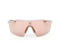 Adidas Sport Anemos Light Sp0115 Occhiali Da Sole Unisex Trasparente Mascherina Marrone