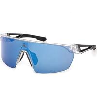 Occhiali adidas Sport SP0103 neri con lenti specchiate blu