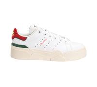 Adidas, ,Sport ,Donna ,Bianco ,36 2/3 EU Scarpe Sneaker Stan Smith Bonega 2B W in Pelle Bianco Rosso Verde Donna