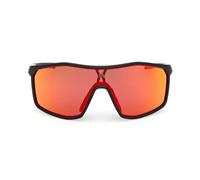 Adidas Sport Kalidro Sp0117 Occhiali Da Sole Unisex Nero Mascherina Rosso
