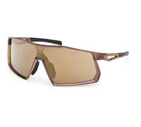 Occhiali adidas Sport SP0123 marroni con lenti a specchio marroni