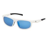 Adidas Sport SP0126 21X, Bianco, Plastic, Donne occhiali da sole 56