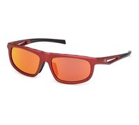 Adidas Sport SP0126 67L, Rosso, Plastic, Donne occhiali da sole 56