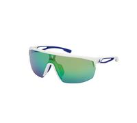 Occhiali adidas Sport SP0099 bianchi lenti specchiate verde blu