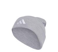 adidas Unisex - Adulto New Logo Beanie Cuff, Light Grey Heather/White, M