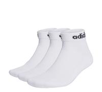 Calzini da tennis Adidas Linear Ankle Socks Cushioned 3P - Bianco 34-36