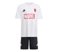 ADIDAS SPORTSWEAR Completo per l'allenamento 'Marvel Spider-Man' rosso / nero / bianco Bambini ADIDAS SPORTSWEAR 98 rosso / nero / bianco