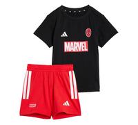 ADIDAS SPORTSWEAR Completo per l'allenamento 'Marvel Spider' rosso acceso / nero / bianco Bambini ADIDAS SPORTSWEAR 92 rosso acceso / nero / bianco