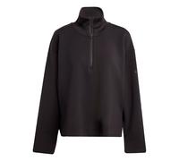 Felpa Soft Lux con zip da ¼ Black L