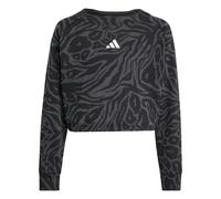 Adidas Felpa corta Future Icons Girl Girocollo da bambina black