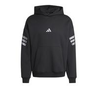 ADIDAS SPORTSWEAR Felpa sportiva nero / argento Uomo ADIDAS SPORTSWEAR XL nero / argento