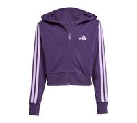 adidas Bambina Essentials Full Zip Hoodie, Aurora Plum/Powder Plum, 13-14 Years
