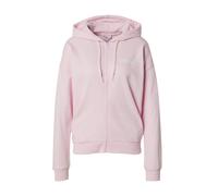 adidas - Women's Essentials Linear Full Zip French Terry - Felpa con cappuccio L fuchsia/bianco