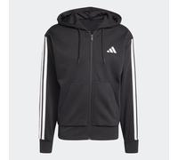 ADIDAS SPORTSWEAR Giacca di felpa sportiva nero / bianco Uomo ADIDAS SPORTSWEAR L nero / bianco