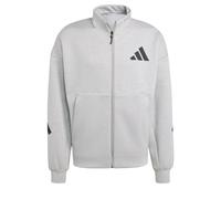 ADIDAS SPORTSWEAR Giacca di felpa sportiva 'Z.N.E.' grigio sfumato / nero Uomo ADIDAS SPORTSWEAR M