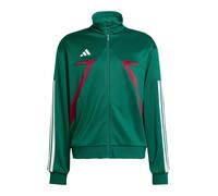 ADIDAS SPORTSWEAR Giacca per l'allenamento 'House of Tiro Nations' verde scuro / rosso carminio / bianco Uomo ADIDAS SPORTSWEAR M verde scuro / rosso carminio / bianco