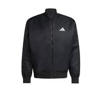 ADIDAS SPORTSWEAR Giacca sportiva 'Stadium' nero / bianco Uomo ADIDAS SPORTSWEAR L