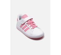 Scarpe adidas Grand Court 2.0 bianco rosa brillante per bambini - 31