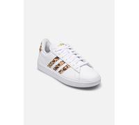 adidas Grand Court 2.0 Shoes, Scarpe Donna, Cloud White/Magic Beige/Matte Gold, 38 EU