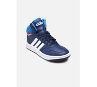 adidas Unisex - Bambini Hoops Mid Shoes, Dark Blue / Blue Rush / Turbo, 29 EU