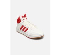 adidas Hoops 3.0 Mid Lifestyle Basketball Classic Vintage Shoes, Sneaker Uomo, Core White Better Scarlet Gum4, 44 EU
