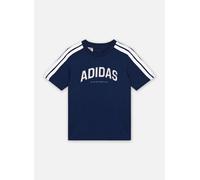 adidas sportswear - J C COLLEG TEE Blu - Abbigliamento 7A - 8A Blu