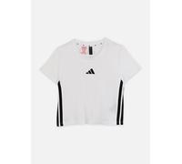 adidas sportswear - JG 3S BABY TEE Bianco - Abbigliamento 7A - 8A Bianco