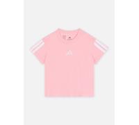 adidas sportswear - JG 3S TEE 160 Rosa - Abbigliamento 11A - 12A Rosa