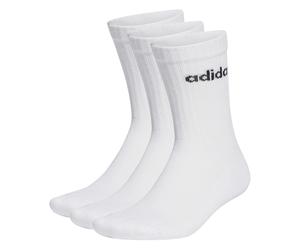 adidas Sportswear Linear Crew Cushioned 3 pairs Calze L(43-45) Bianco