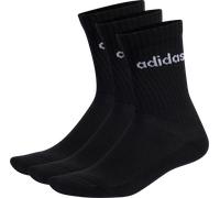 adidas Sportswear Linear Crew Cushioned 3 pairs Calze M(40-42) Nero