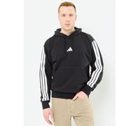 adidas Homme Essential Three Stripes French Terry Hoodie, Black/White, L