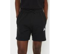 Pantaloncini adidas Essentials French Terry 3-Stripes nero puro bianco - S