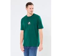 ADIDAS SPORTSWEAR Maglia funzionale 'Lounge Pizza Graphic' smeraldo / rosso / bianco, Taglia L