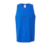 adidas Uomo Essentials Small Logo Single Jersey Tank Top, Team Royal Blue/Black, L