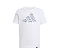 ADIDAS SPORTSWEAR Maglia funzionale 'Camo Graphic Tee' grigio / grigio chiaro / nero / bianco Bambini ADIDAS SPORTSWEAR 128 grigio / grigio chiaro / nero / bianco