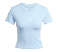 T-shirt Essentials 3-Stripes Slim Baby Glow Blue / White M