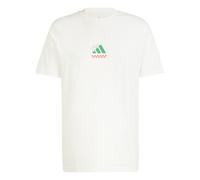 ADIDAS SPORTSWEAR Maglia funzionale 'Lounge Pizza' verde / rosso / bianco Uomo ADIDAS SPORTSWEAR Sxregular verde / rosso / bianco