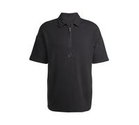 adidas - Sportswear - Polo in tessuto a nido d'ape nera-Bianco S