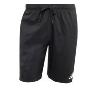 ADIDAS SPORTSWEAR Pantaloncini da surf '3-Stripes 8-Inch' nero / bianco Uomo ADIDAS SPORTSWEAR S