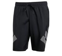 ADIDAS SPORTSWEAR Pantaloncini da surf 'Big Bars' grigio / nero Uomo ADIDAS SPORTSWEAR Sxregular