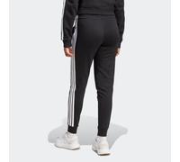 adidas Femme Essentials 3-Stripes Fleece Slim Pants, Black/White, M