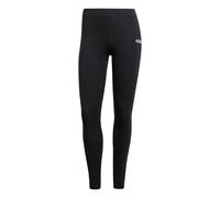 adidas Donna Essentials Linear Cotton Leggings, Black/White, M