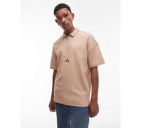adidas - Sportswear - Polo in piqué beige-Neutro M