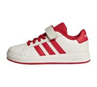 adidas Grand Court 2.0 Shoes Kids, Scarpe da Tennis Unisex - Bambini e Ragazzi, off White Collegiate Red Core Nero, 35 EU