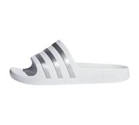adidas Adilette Aqua Slides Kids, Infradito Unisex - Bambini e ragazzi, Cloud White / Silver Met / Cloud White, 32 EU
